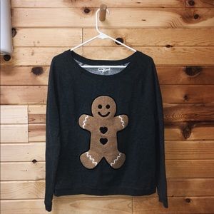 Bethany Mota adorable gingerbread man sweater!